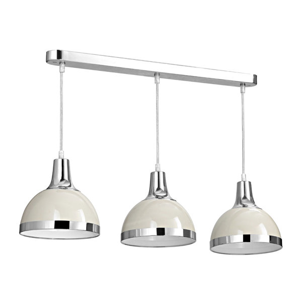 August Grove 3 Light Kitchen Island Dome Pendant & Reviews Wayfair